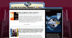 Desktop Screenshot of cinemanet.com.mx